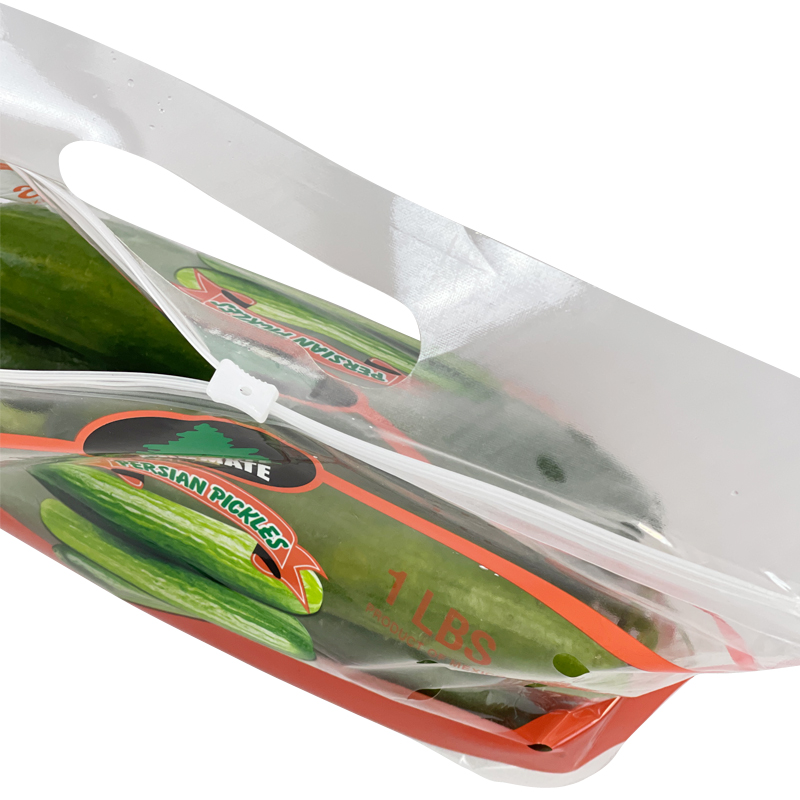 Promate Mini Baby Cucumber 1lb Low MOQ Easy To Handle Market Hot Sale Fruits And Vegetables Bag With Breathing Holes