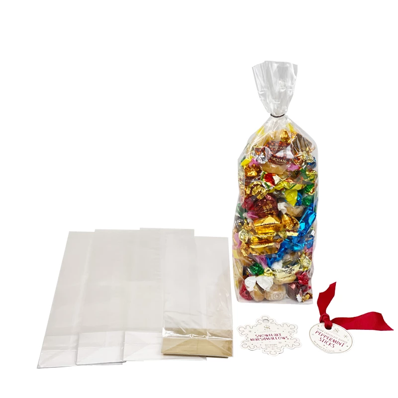 Transparent Cellophane Bag Clear Opp Plastic Bags for Candy Lollipop Cookie Packing Wedding Party Gift Bag