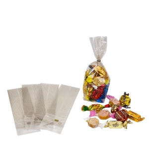 Bopp Block Square Bottom Bag Clear Square Bottom Bags Candy Square Bottom Cello Bag Wedding Party Christmas Gift Bag