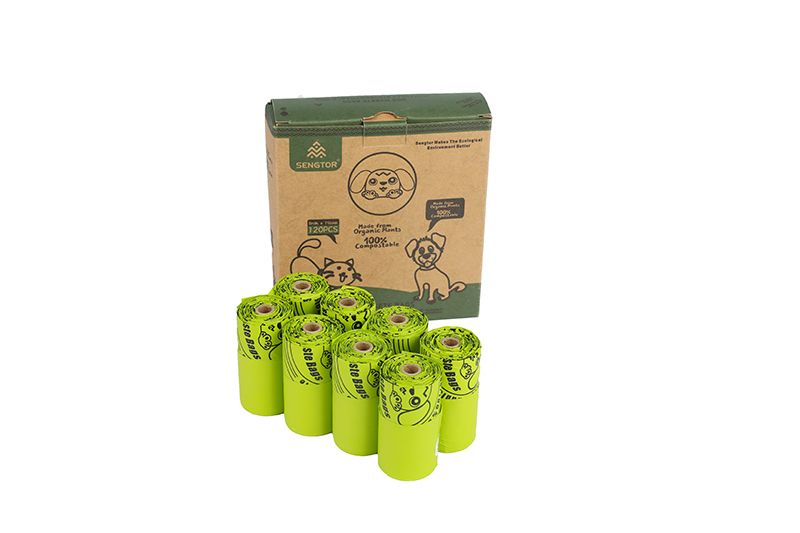 Green Box Vest Pet Litter Bag