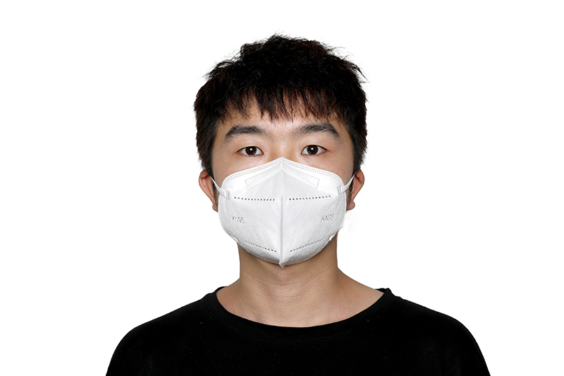 White adult non-medical KN95 mask