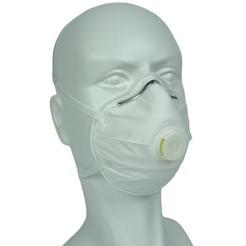 Cup type non-medical protective mask with valve