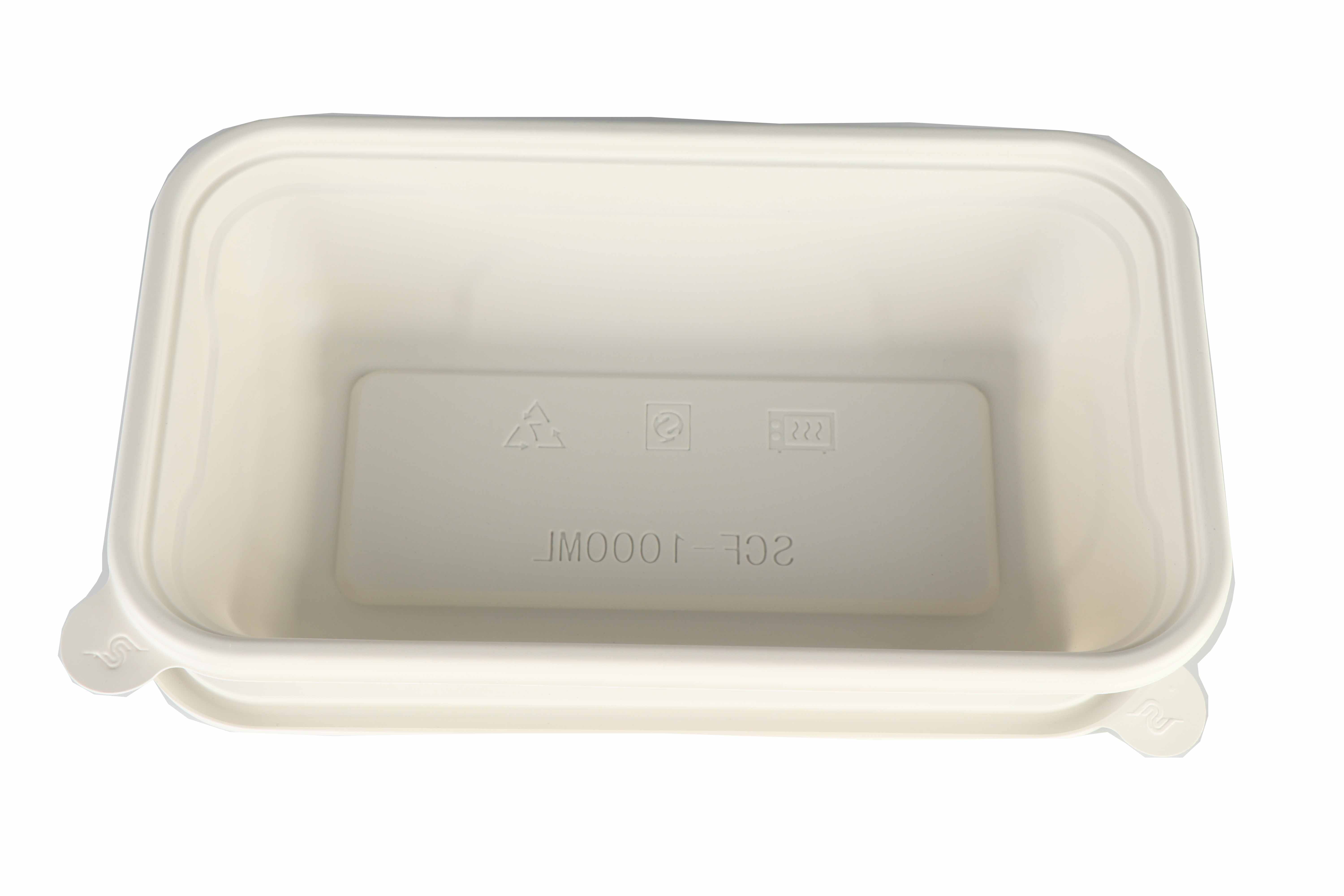 China Gray single grid biodegradable lunch box Manufacturers, Factory - Buy Gray single grid biodegradable lunch box at Good Price - Sengtor