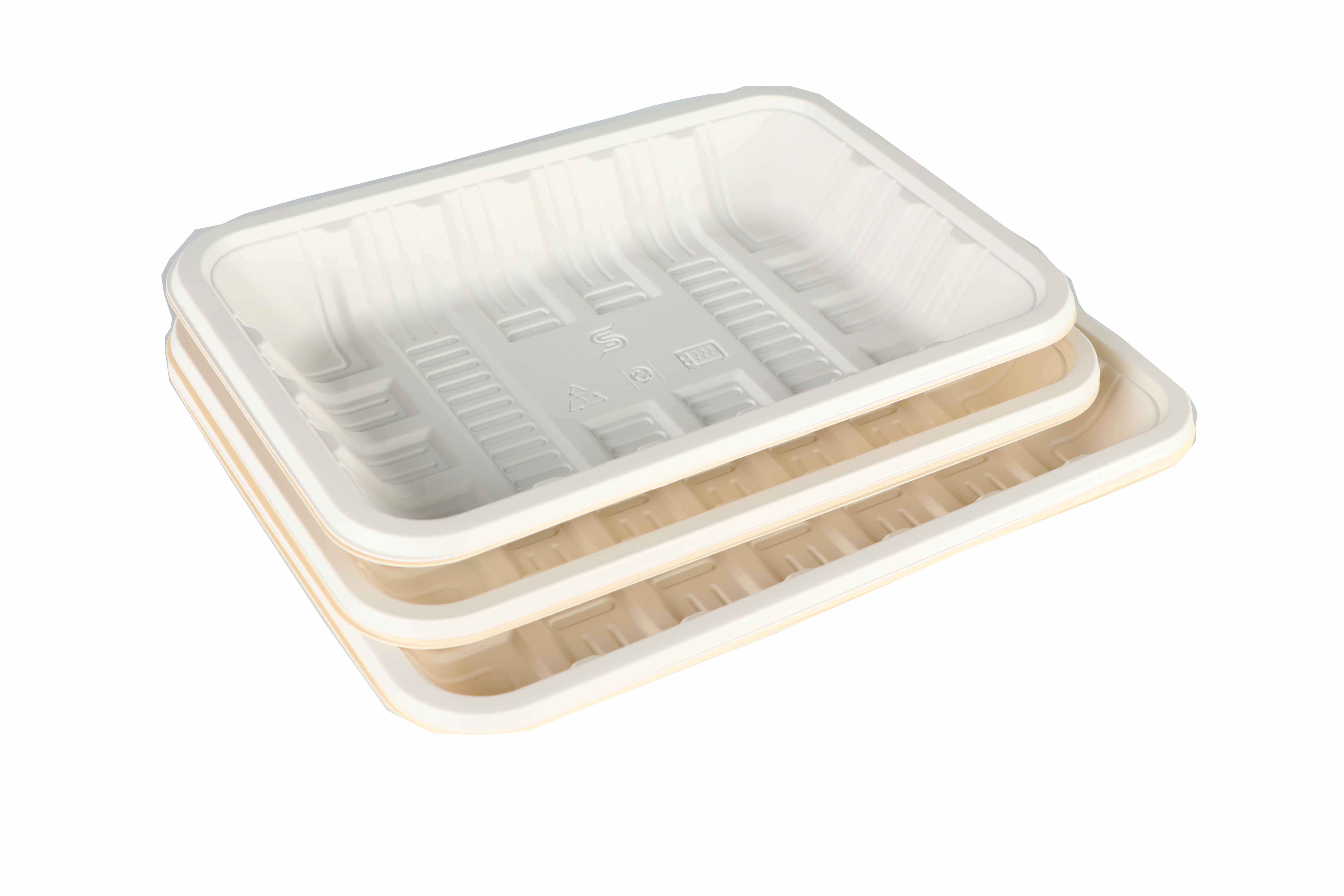 Disposable degradable lunch box