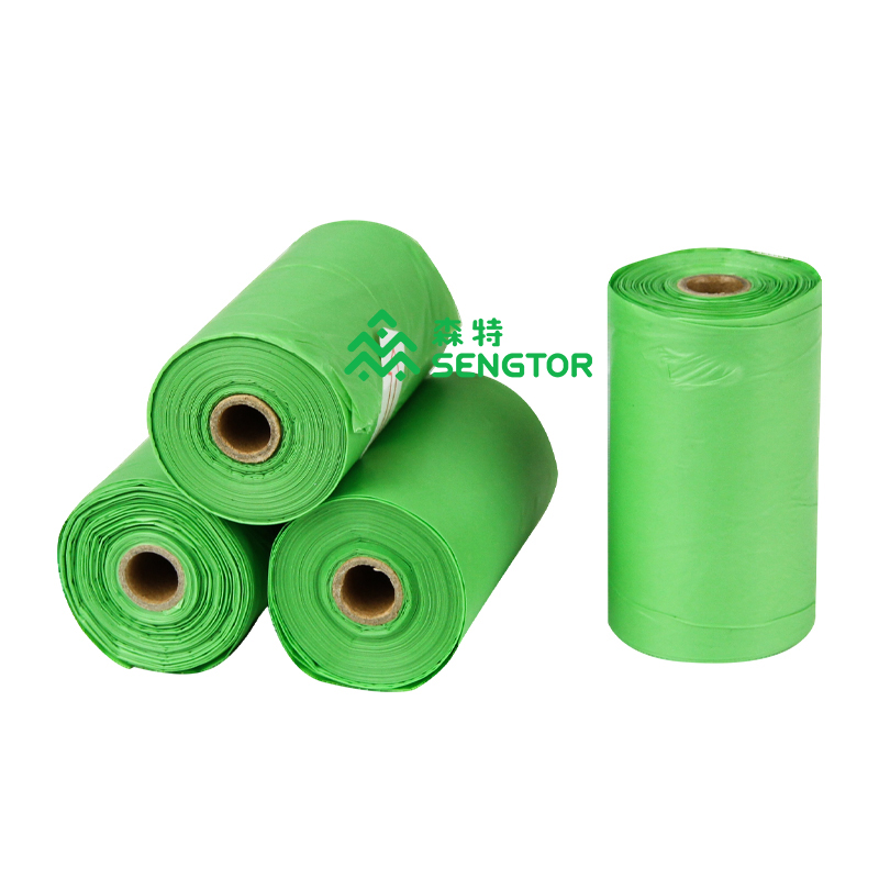 What is biodegradable flat roll bag?