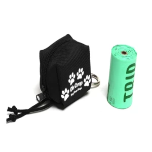 Black Polyester Cloth Pet Dispenser