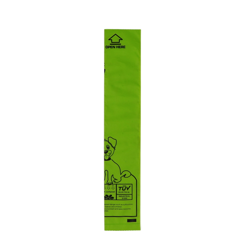 Green Flat Series Biodegradable Dog Bag