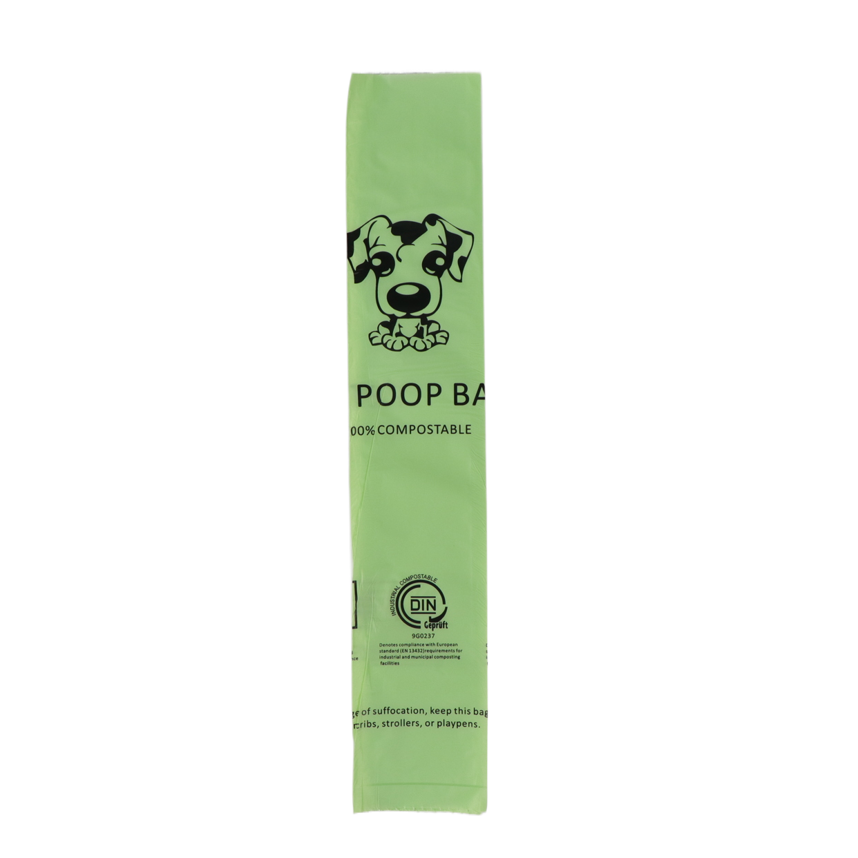 Emerald Green Flat Series Biodegradable Dog Bag