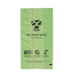 Emerald Green Flat Series Biodegradable Dog Bag