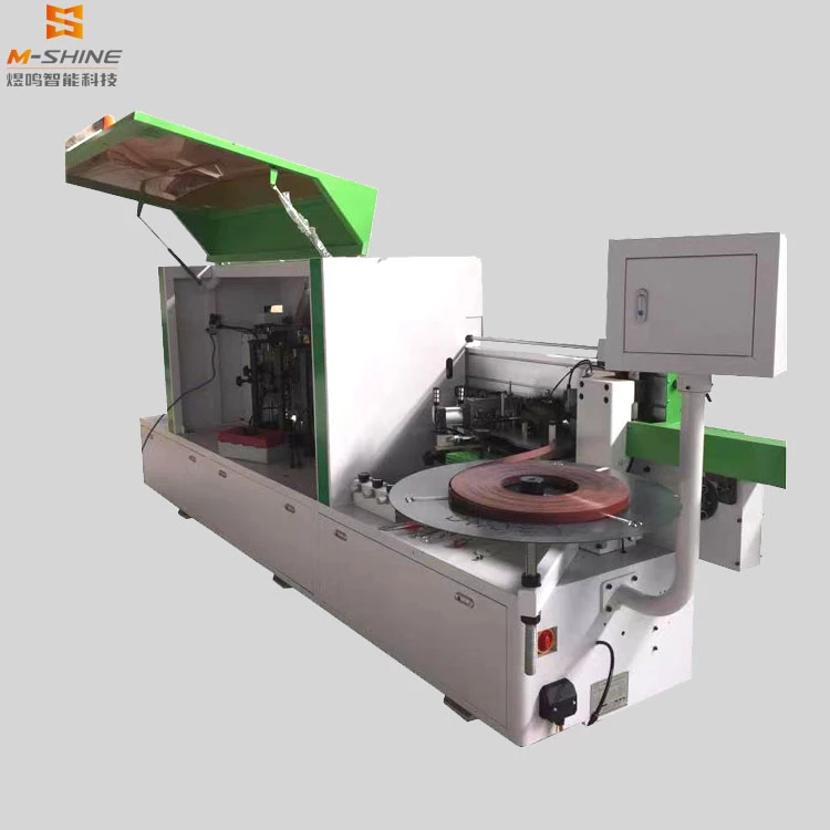 MDF PVC Plywood edging Machine 45 degrees edging Machine, 45 degrees Belt pre - Milling and Cutting 