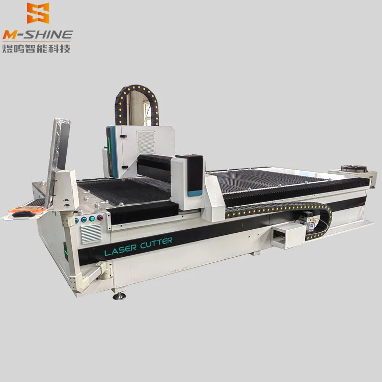 Carbon Metal Fiber Laser Cutting Machine With Rotary