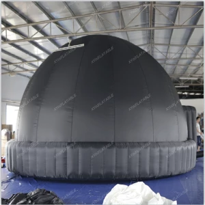 Portable inflatable planetarium tent inflatable dome projection tent for 360 projection