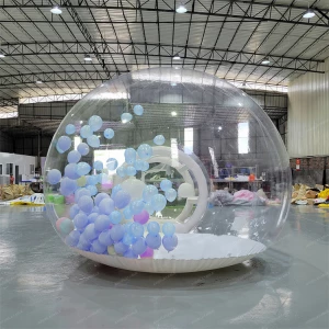 Advertising inflatable balloon artist transparent dome bubble house balloon tent