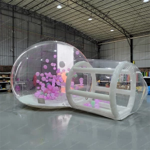 Advertising inflatable balloon artist transparent dome bubble house balloon tent