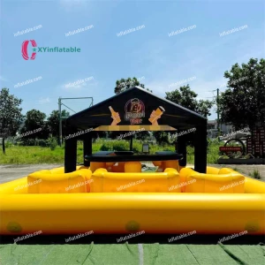 Customized Water Floating Inflatable Swimming Pool Bar Tent for Sale