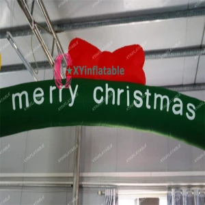 Inflatable Christmas Arch Inflatable Gift Box Archway for Decoration