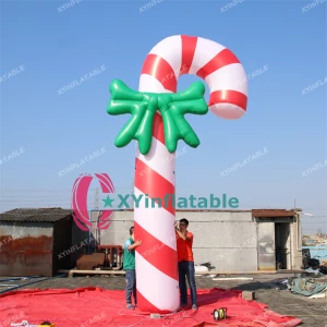 Giant Inflatable Candy Cane Christmas Candy Cane Balloon for Sale