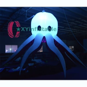 Giant Inflatable Octopus With Led Light For Festival Stage Decoration Inflatable Light Up Octopus