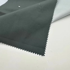 QY-2181  Polyester high elastic TPU film compound  thin fabric with high waterproof water resistant breathable for outdoor jackets