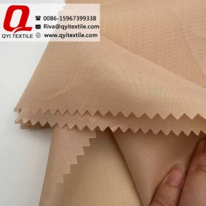 QY-2124 Poly 100% 170T/190T/210T/300T taffeta pigment plain dyed gauzy thin fabric for lining jacket bags