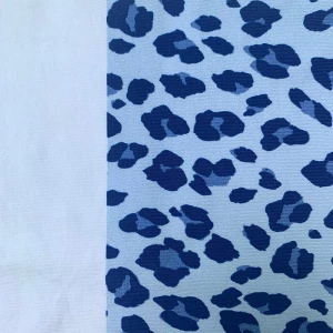 Custom Knitting Fabric 95%Cotton 5%Spandex Fabric Digital Printing No MOQ High Quality Elastic And Stretch For Clothing