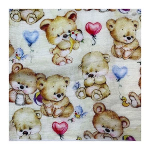 Custom No MOQ 100% Cotton Muslin Double Gauze Fabric Digital Printing For Baby Swaddle Blankets Fabric