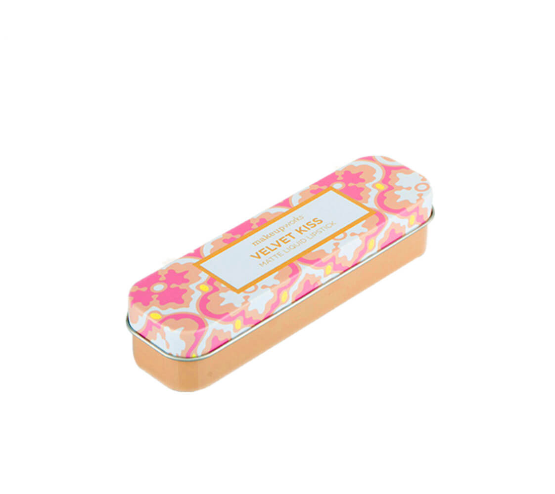 RG027  lip gloss tin box,cosmetic tin box