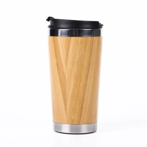 Bamboo vacuum flask