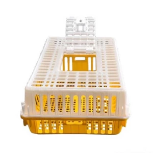 High Quality Plastic Transport Bird Cages for Live Chickens Plastic Chicken Transport Cage Crates Poultry Transport Box