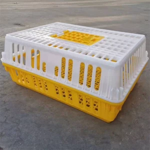 High Quality Plastic Transport Bird Cages for Live Chickens Plastic Chicken Transport Cage Crates Poultry Transport Box