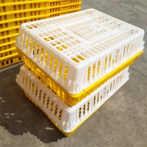 High Quality Plastic Transport Bird Cages for Live Chickens Plastic Chicken Transport Cage Crates Poultry Transport Box