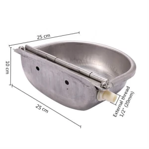 304 Stainless Steel Cow Water Bowl Automatic Float for Livestock Farm Horse Supplies Sheep Goat Cattle Drinker