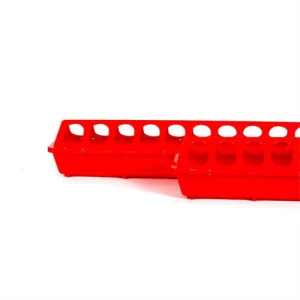 Plastic Chicken Feeder Poultry Chicken Feeding Box  28holes Farm Equipment Portable Animal Chicken Feeder