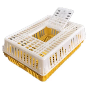 High Quality Plastic Transport Bird Cages for Live Chickens Plastic Chicken Transport Cage Crates Poultry Transport Box