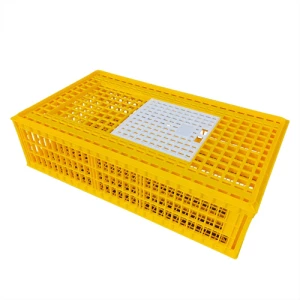 2022 Hot Sale Plastic Live Chicken Transport Cage Transportation Crate Poultry Equipment