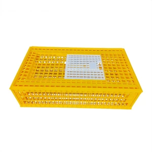 2022 Hot Sale Plastic Live Chicken Transport Cage Transportation Crate Poultry Equipment