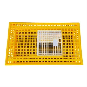 2022 Hot Sale Plastic Live Chicken Transport Cage Transportation Crate Poultry Equipment