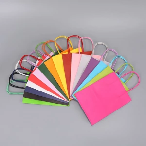 Colored Kraft Paper Bags