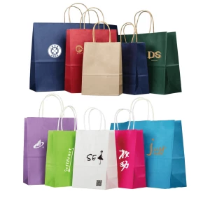 Colored Kraft Paper Bags