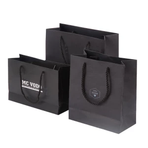 Black Paper Bags