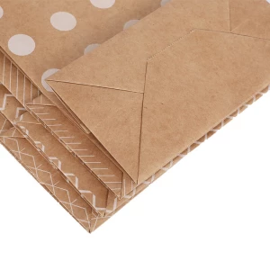 Flat Handle Kraft Bags