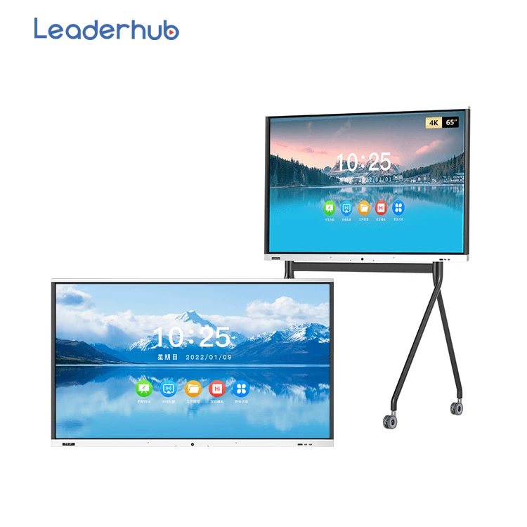 Leaderhub L75S  4k Monitor Ultra Wide Tv Smart Board Touch Screen Monitor Interactive Whiteboard