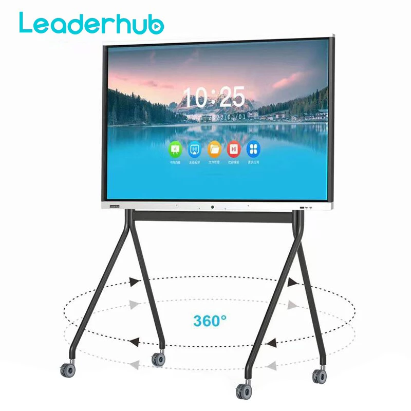 86 inch ops computer 4k 20 point touch interactive flat panel Support multiple people writing at the same time