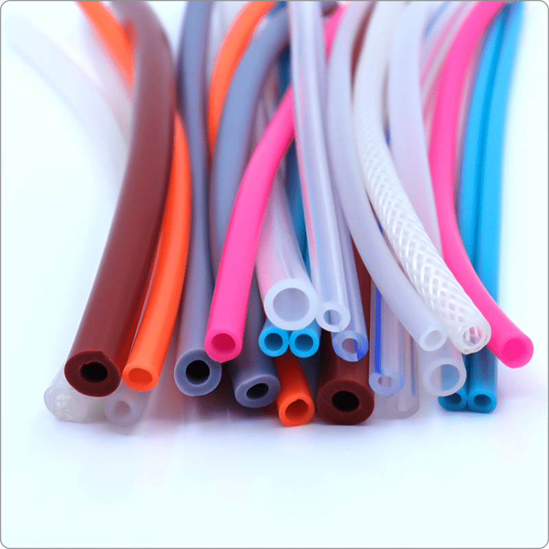 High temperature resistant colored silicone tube