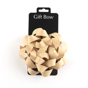 6" Kraft Paper Star Bows for Gift Box Decoration