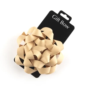 6" Kraft Paper Star Bows for Gift Box Decoration