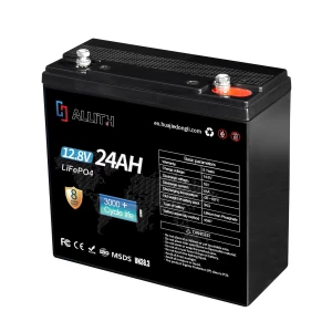 12.8V 24AH Power Lithium Battery Rechargeable Lifepo4 Solar Batteries