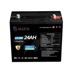 12.8V 24AH Power Lithium Battery Rechargeable Lifepo4 Solar Batteries