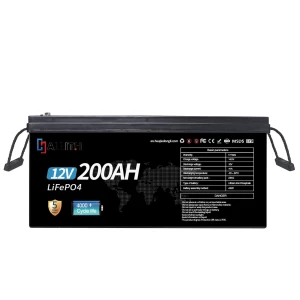 12V 200AH Power Lithium Battery LiFePO4 Battery Pack