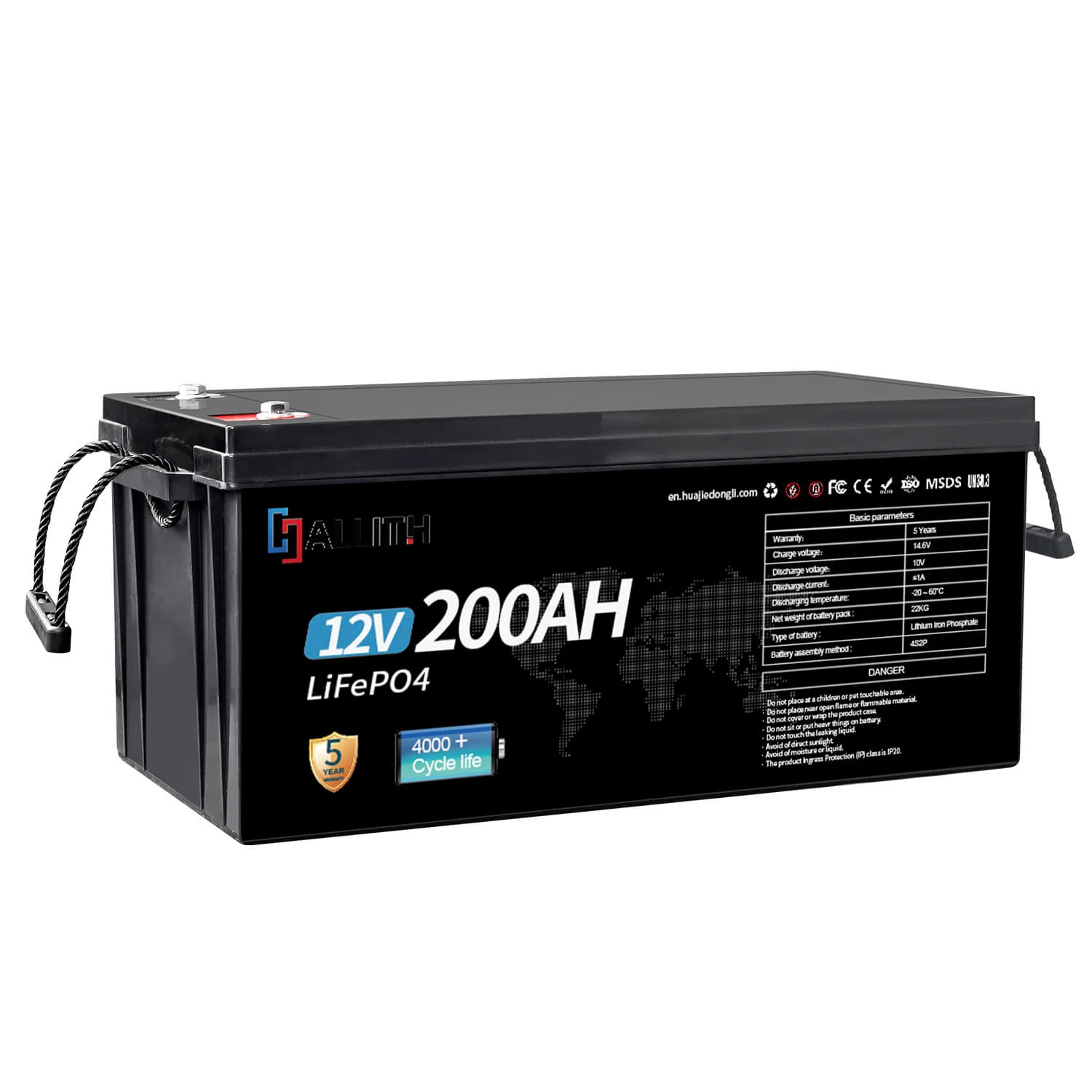 12V 200AH Power lithiová baterie LiFePO4 Battery Pack
